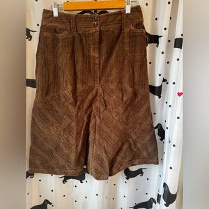 Stylish Brown Corduroy Skirt